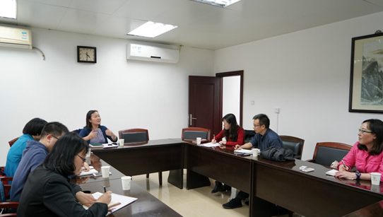 李萍副书记参加心理学系中层领导班子民主生活会